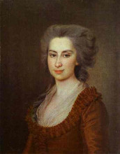 Копия картины "portrait of countess n. f. vorontsova" художника "дмитрий левицкий"