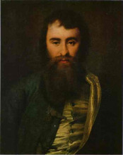 Картина "portrait of a. i. borisov" художника "дмитрий левицкий"