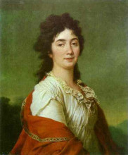 Картина "portrait of countess a. s. protasova" художника "дмитрий левицкий"