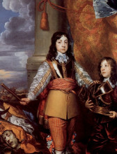 Картина "allegorical portrait of charles ii of england when prince of wales" художника "добсон уильям"