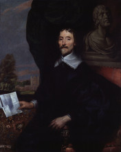 Репродукция картины "sir thomas aylesbury" художника "добсон уильям"