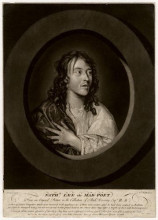Репродукция картины "portrait of nathaniel lee" художника "добсон уильям"