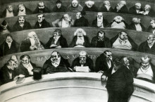 Репродукция картины "законодательное ядро" художника "домье оноре"