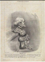 Репродукция картины "б. сарран младший" художника "домье оноре"
