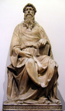 Копия картины "san giovanni evangelista" художника "донателло"