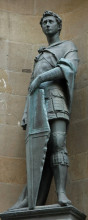 Копия картины "statue of st. george in orsanmichele, florence" художника "донателло"