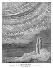 Репродукция картины "хрустальный свод небес" художника "доре гюстав"