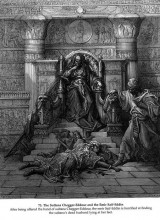Картина "султан чеггер-эддур и эмир саиф-эддин" художника "доре гюстав"