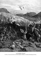 Репродукция картины "битва при никее в 1097 году" художника "доре гюстав"