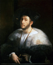 Копия картины "portrait of a man (probably cesare borgia)" художника "досси доссо"