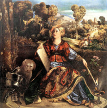 Репродукция картины "melissa (circe)" художника "досси доссо"