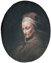Копия картины "rembrandt&#39;s-mother" художника "доу герард"