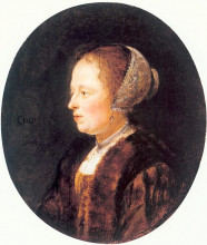 Копия картины "portrait of a woman" художника "доу герард"