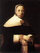 Картина "portrait of a woman" художника "доу герард"