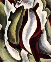 Картина "based on leaf forms and spaces" художника "доув артур"