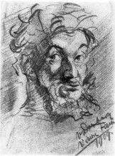 Картина "old faun (self portrait)" художника "дусбург тео ван"