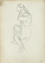 Копия картины "dancing man from sketchbook 60" художника "дусбург тео ван"