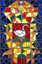 Картина "leaded glass composition i" художника "дусбург тео ван"