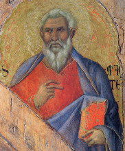 Копия картины "the apostle matthew" художника "дуччо"