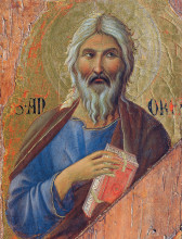Картина "apostle andrew" художника "дуччо"