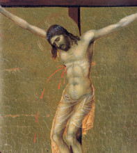Репродукция картины "crucifixion&#160;(fragment)" художника "дуччо"