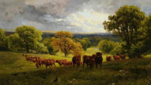 Копия картины "landscape in wiltshire" художника "дэвис генри уильям бэнкс"
