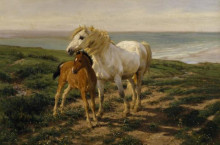 Копия картины "mother and son" художника "дэвис генри уильям бэнкс"