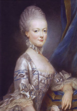 Копия картины "archduchess maria antonia of austria" художника "дюкрё жозеф"