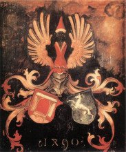 Репродукция картины "герб альянса" художника "дюрер альбрехт"