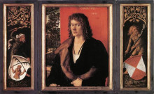 Картина "портрет освольта креля" художника "дюрер альбрехт"