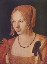 Копия картины "портрет венецианки" художника "дюрер альбрехт"