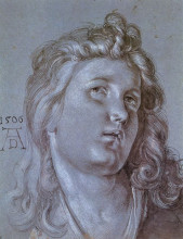 Копия картины "голова ангела" художника "дюрер альбрехт"