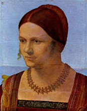 Репродукция картины "портрет молодой венецианки" художника "дюрер альбрехт"