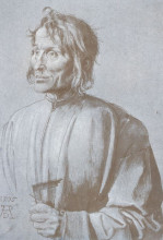 Копия картины "портрет архитектора" художника "дюрер альбрехт"