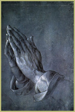 Копия картины "руки апостола" художника "дюрер альбрехт"