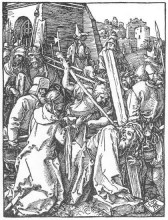 Репродукция картины "христос несёт крест" художника "дюрер альбрехт"