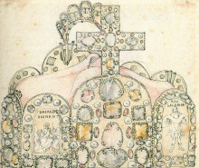 Копия картины "императорская корона" художника "дюрер альбрехт"