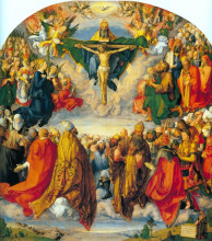Копия картины "картина всех святых" художника "дюрер альбрехт"