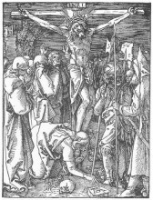 Картина "христос на кресте" художника "дюрер альбрехт"