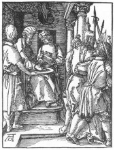 Копия картины "пилат умывает руки" художника "дюрер альбрехт"