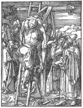 Репродукция картины "снятие со креста" художника "дюрер альбрехт"