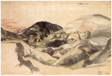 Копия картины "пейзаж возле сегонцано в долине сембра" художника "дюрер альбрехт"