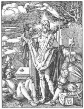 Копия картины "воскресение" художника "дюрер альбрехт"