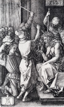 Репродукция картины "христос коронован терновым венцом" художника "дюрер альбрехт"