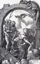 Копия картины "сошествие во ад" художника "дюрер альбрехт"