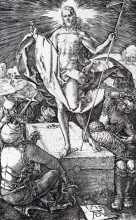 Репродукция картины "воскресение" художника "дюрер альбрехт"