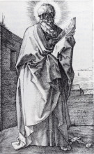 Репродукция картины "св. павел (второй этап)" художника "дюрер альбрехт"