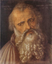 Копия картины "апостол филипп" художника "дюрер альбрехт"