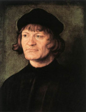 Картина "портрет духовника" художника "дюрер альбрехт"