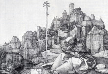 Копия картины "св. антоний" художника "дюрер альбрехт"
